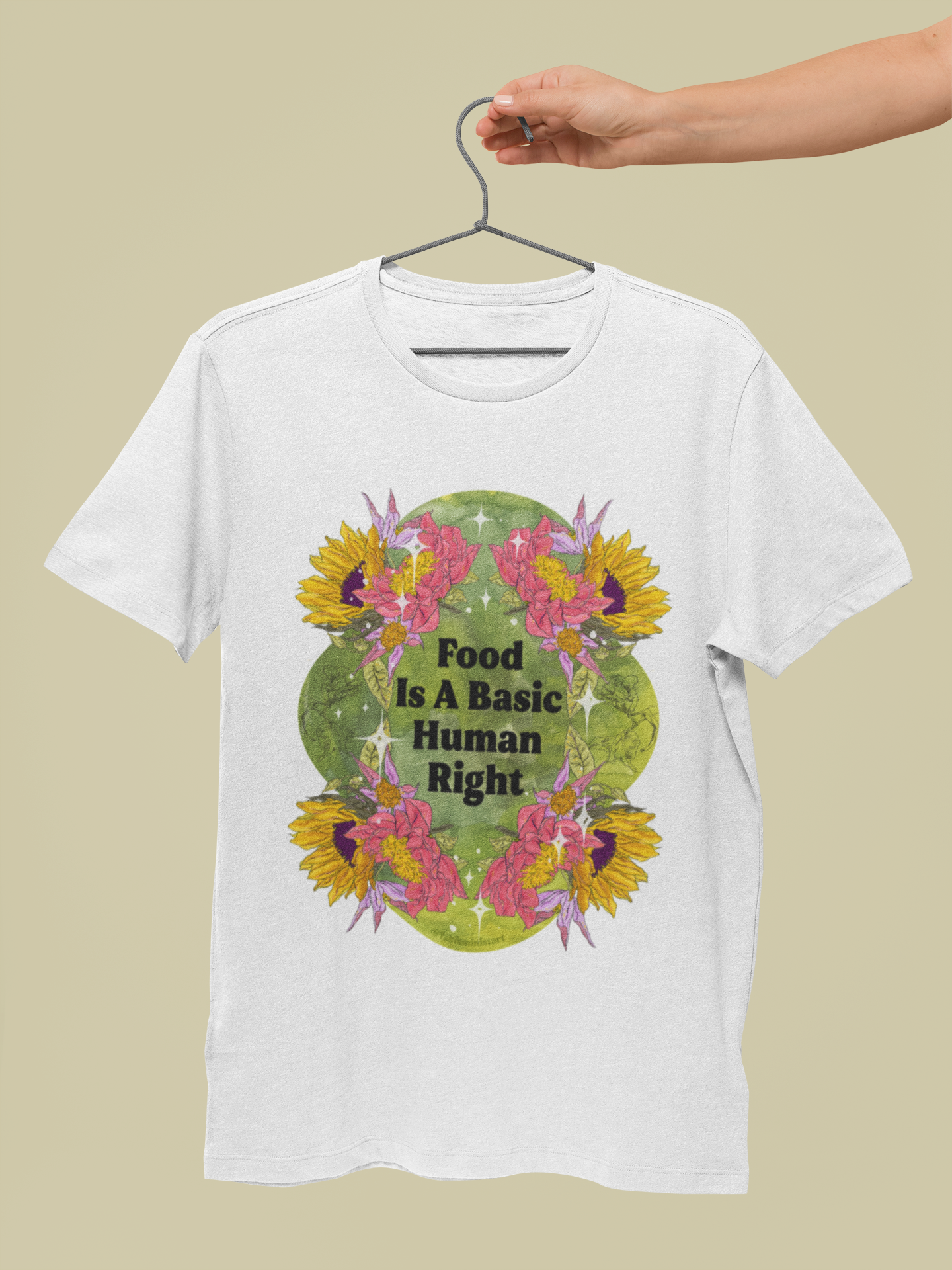 Food Is A Basic Human Right: Feminist Shirt