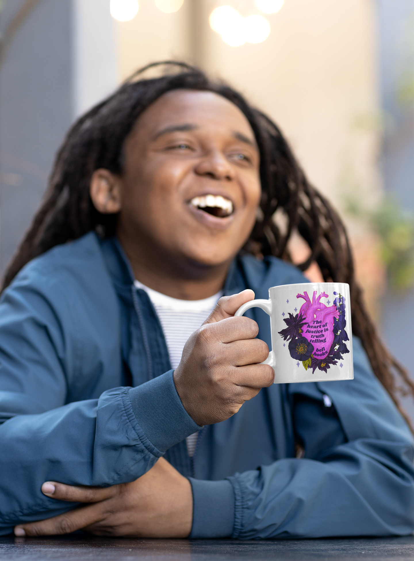 The Heart Of Justice Is Truth Telling, bell hooks: Feminist Mug