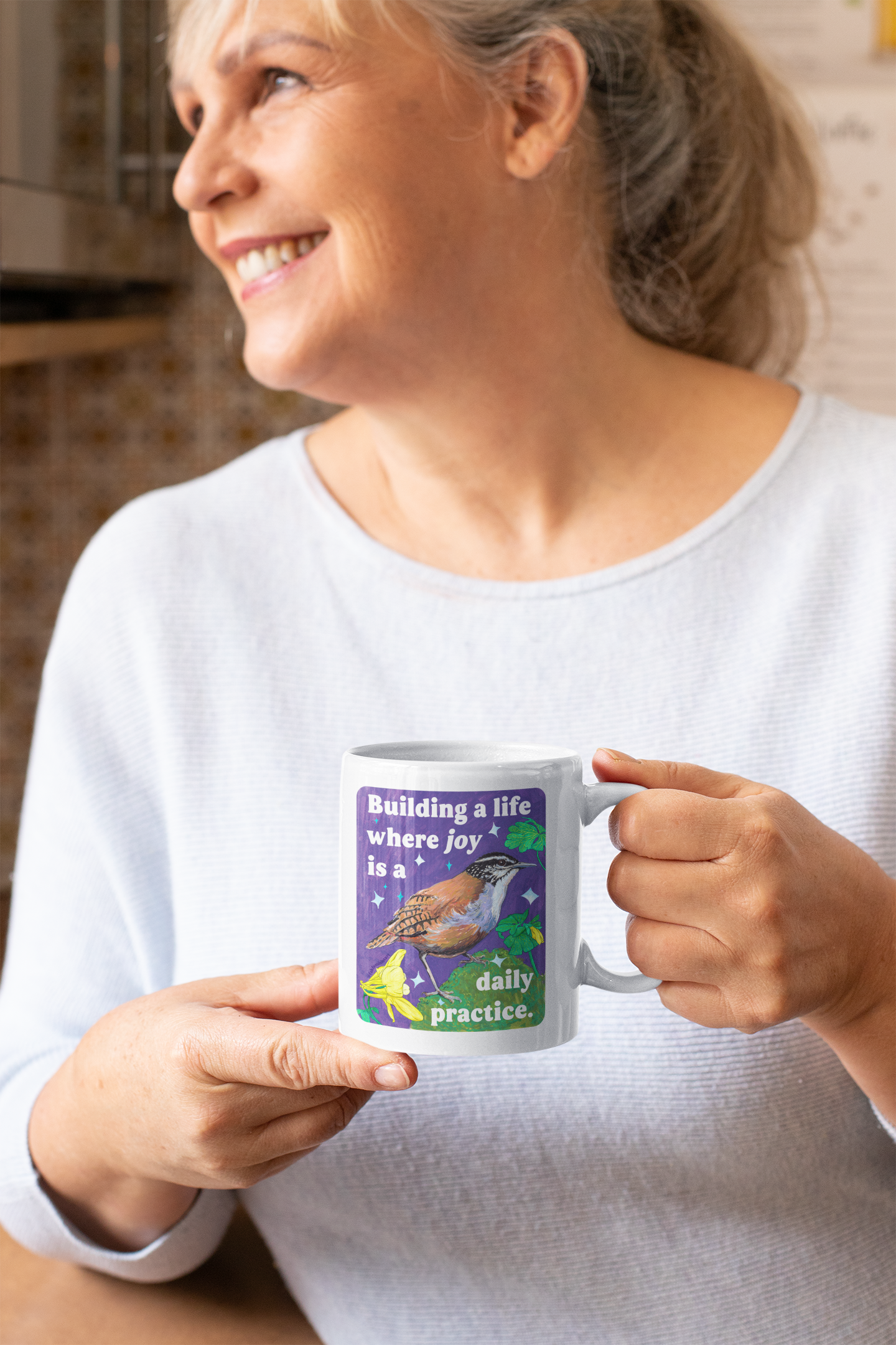 Building a life where joy is a daily practice: feminist mug