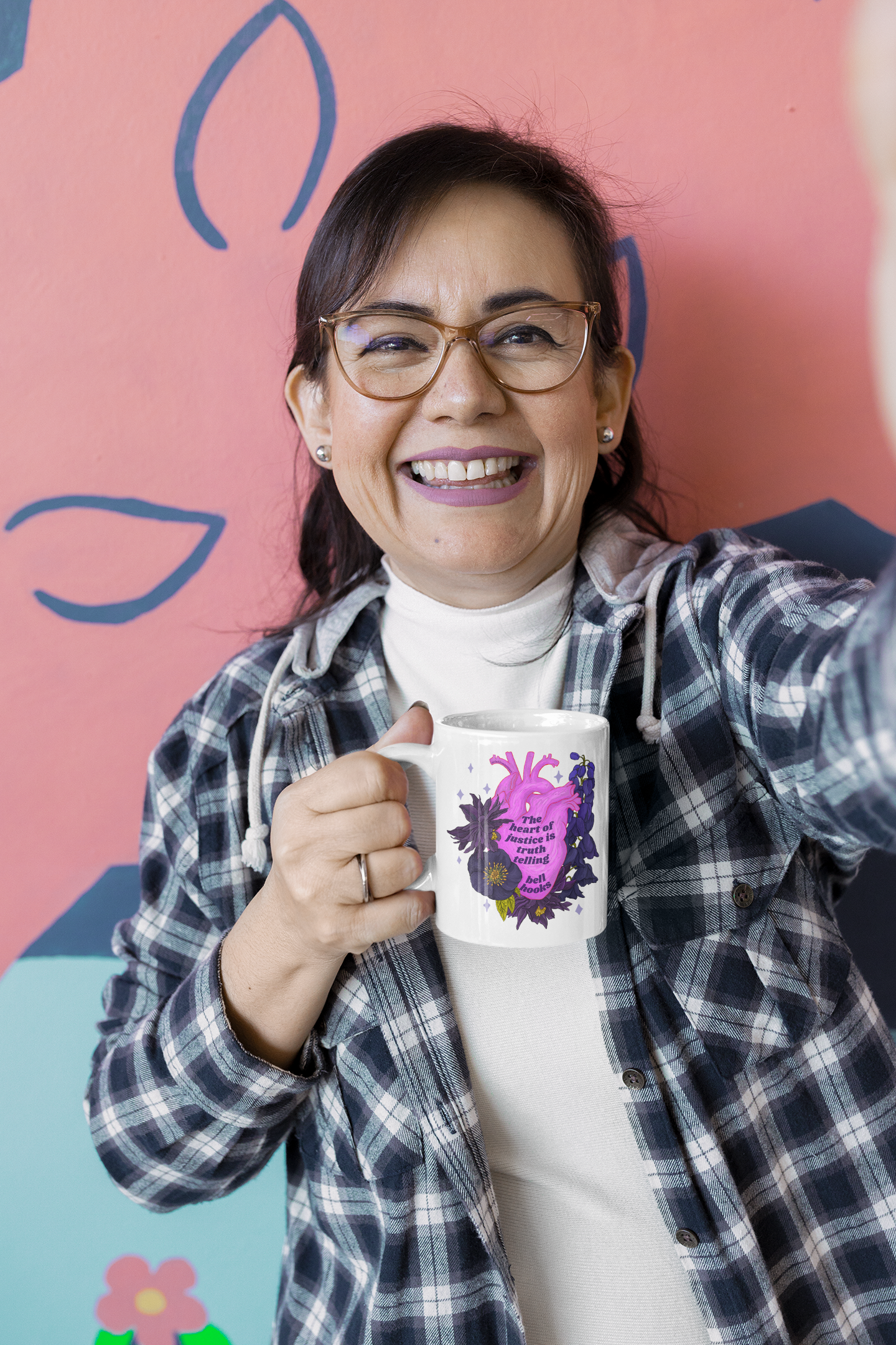 The Heart Of Justice Is Truth Telling, bell hooks: Feminist Mug