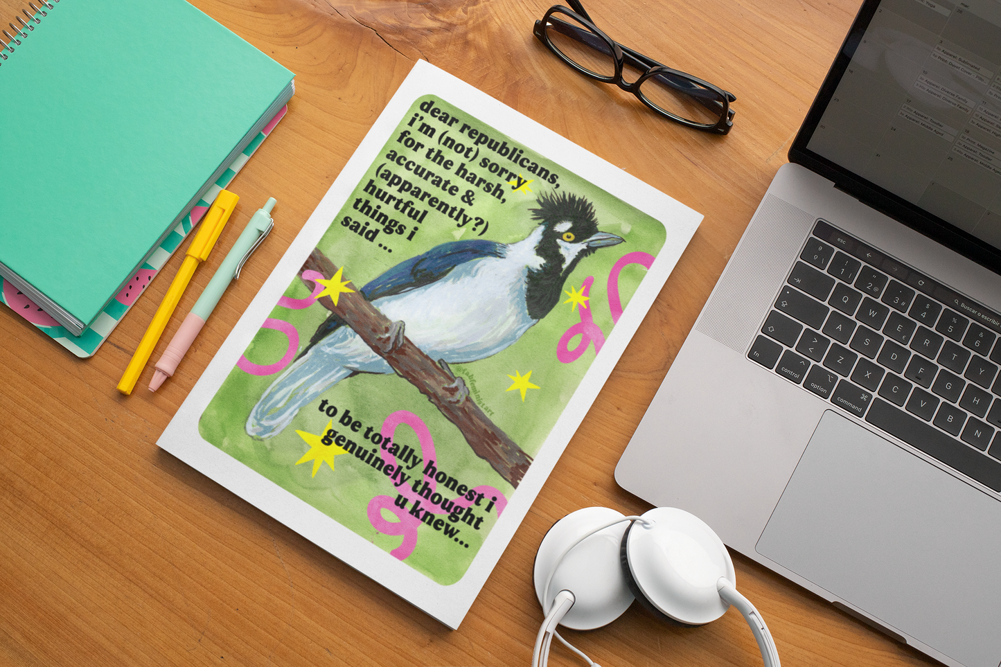 Dear Republicans I'm (Not) Sorry: feminist art print