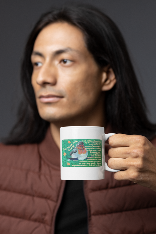 Get Some Rest Bestie: Feminist Mug