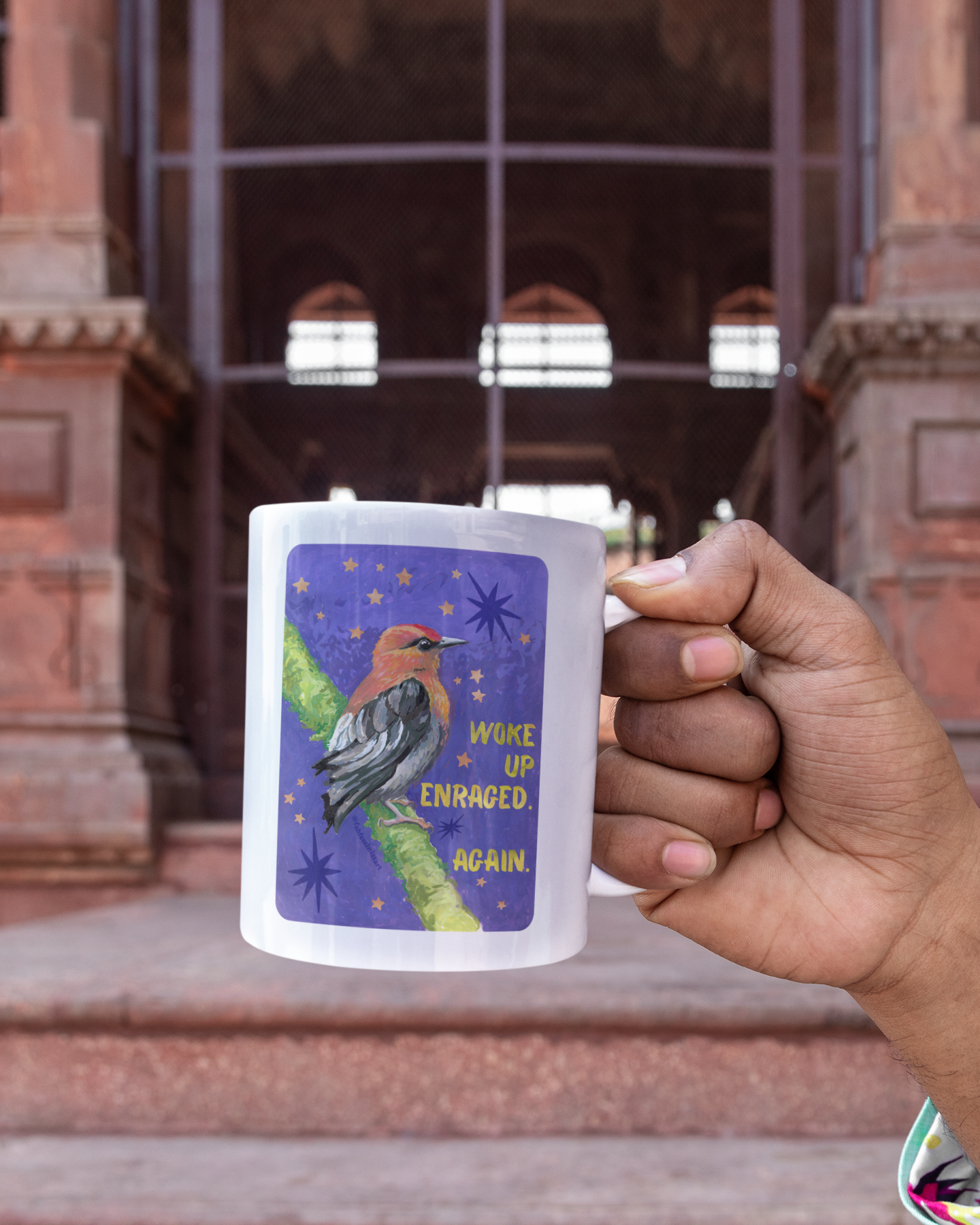 Woke Up Enraged Again: Feminist Mug