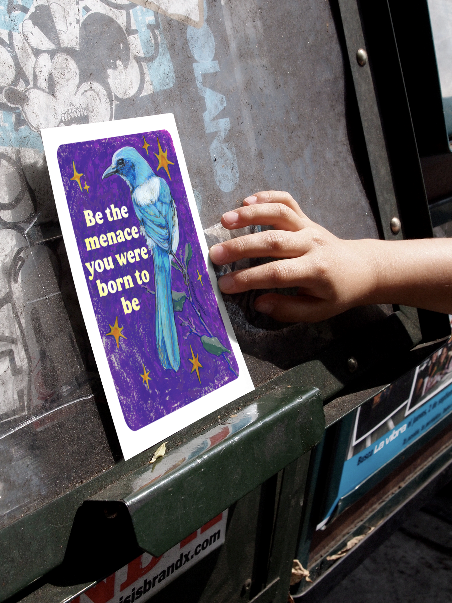Be the Menace You Were Born to Be: feminist art print