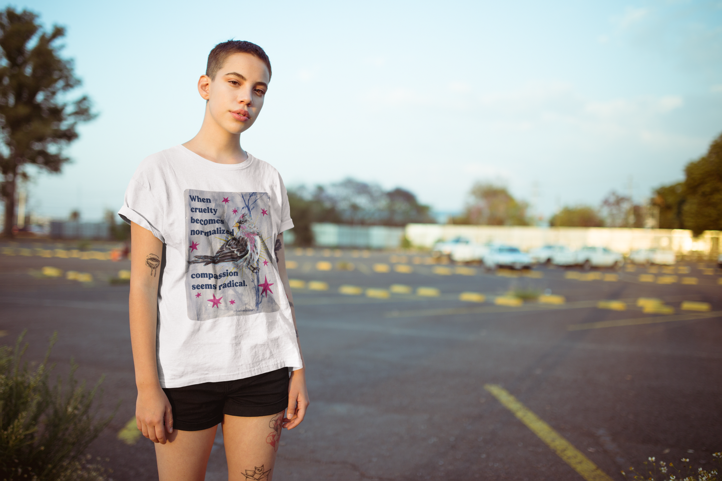 When Cruelty Becomes Normalized, Compassion Seems Radical: Feminist Tee
