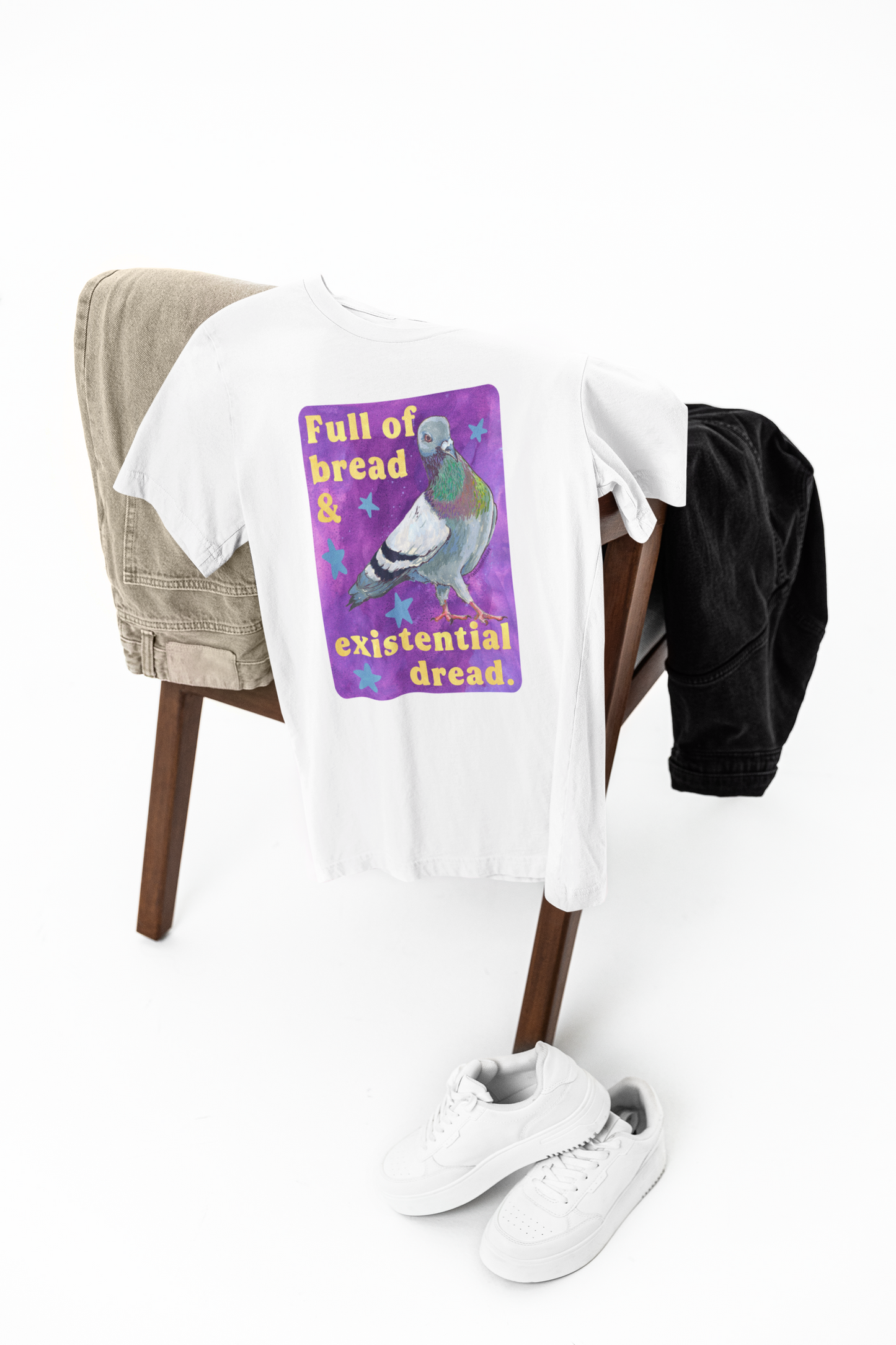 Full of bread & existential dread: feminist shirt
