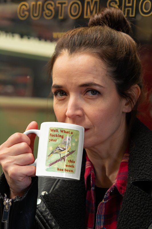 Well What a fucking year this week has been: Mental Health Mug