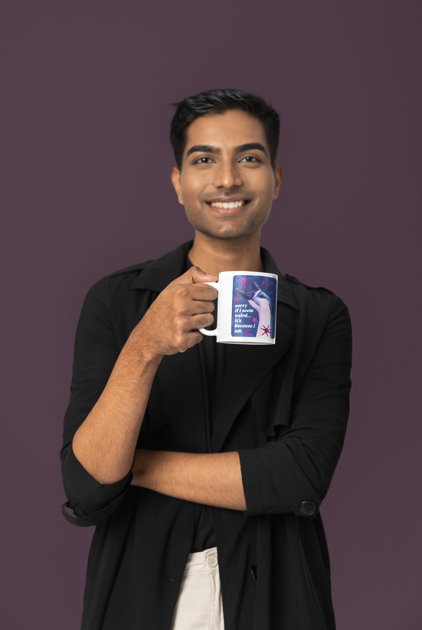 sorry if i seem weird... it's because i am: feminist mug