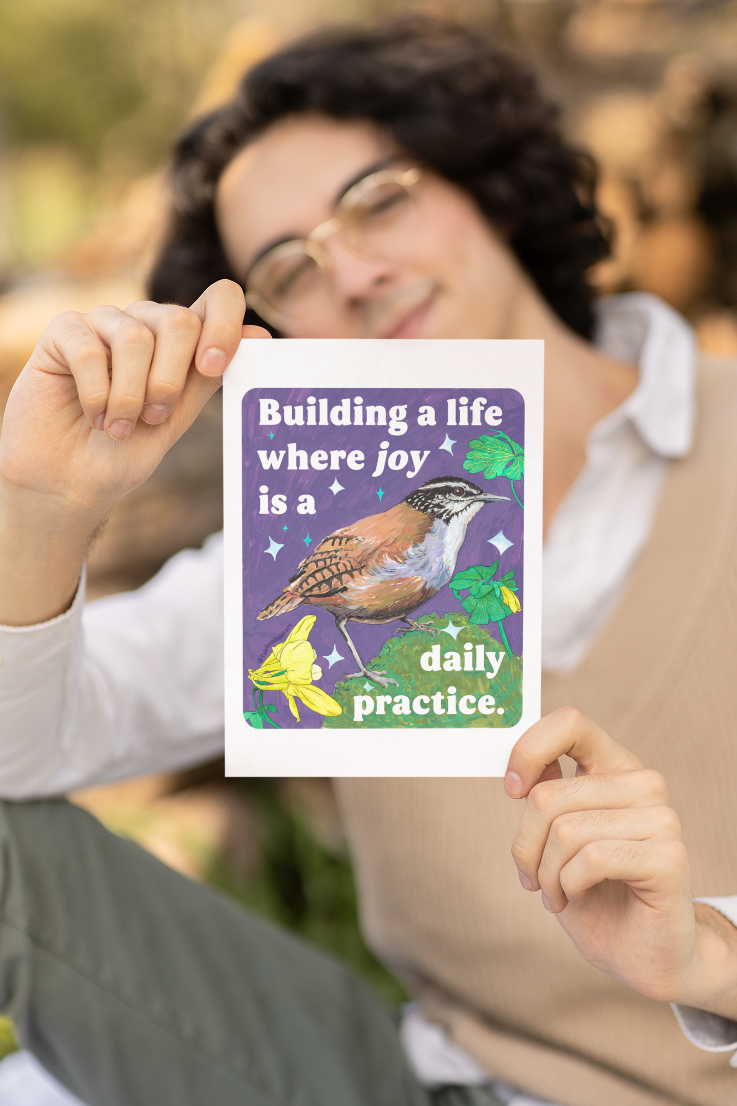 Building a Life Where Joy Is a Daily Practice: Feminist Art Print
