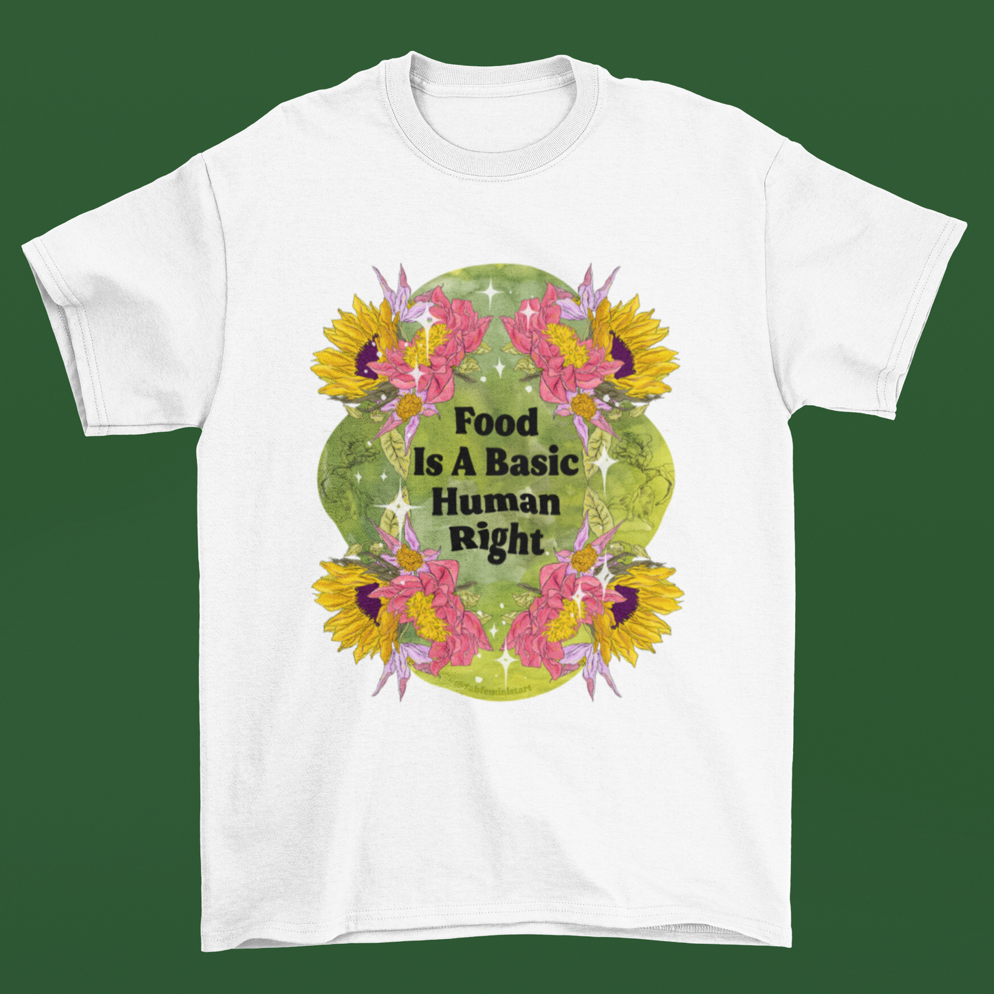Food Is A Basic Human Right: Feminist Shirt