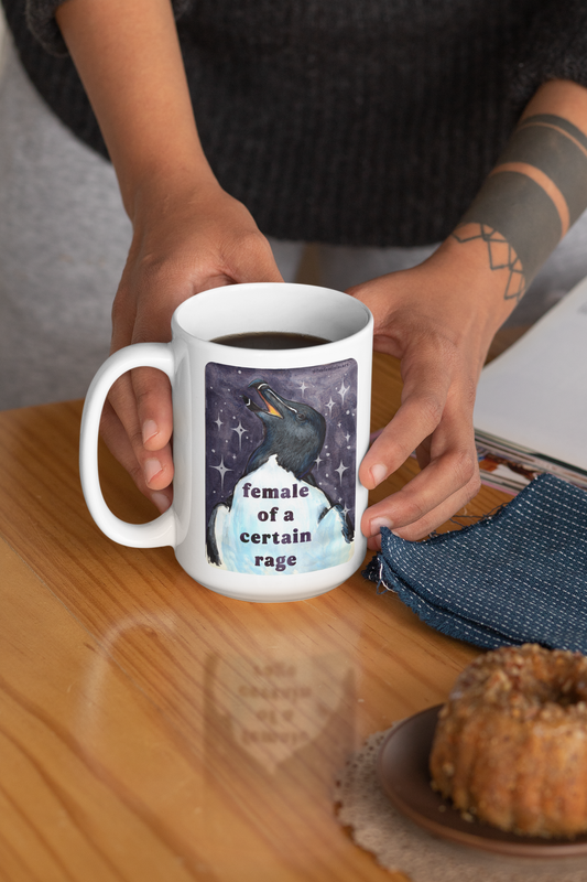 female of a certain rage: feminist mug