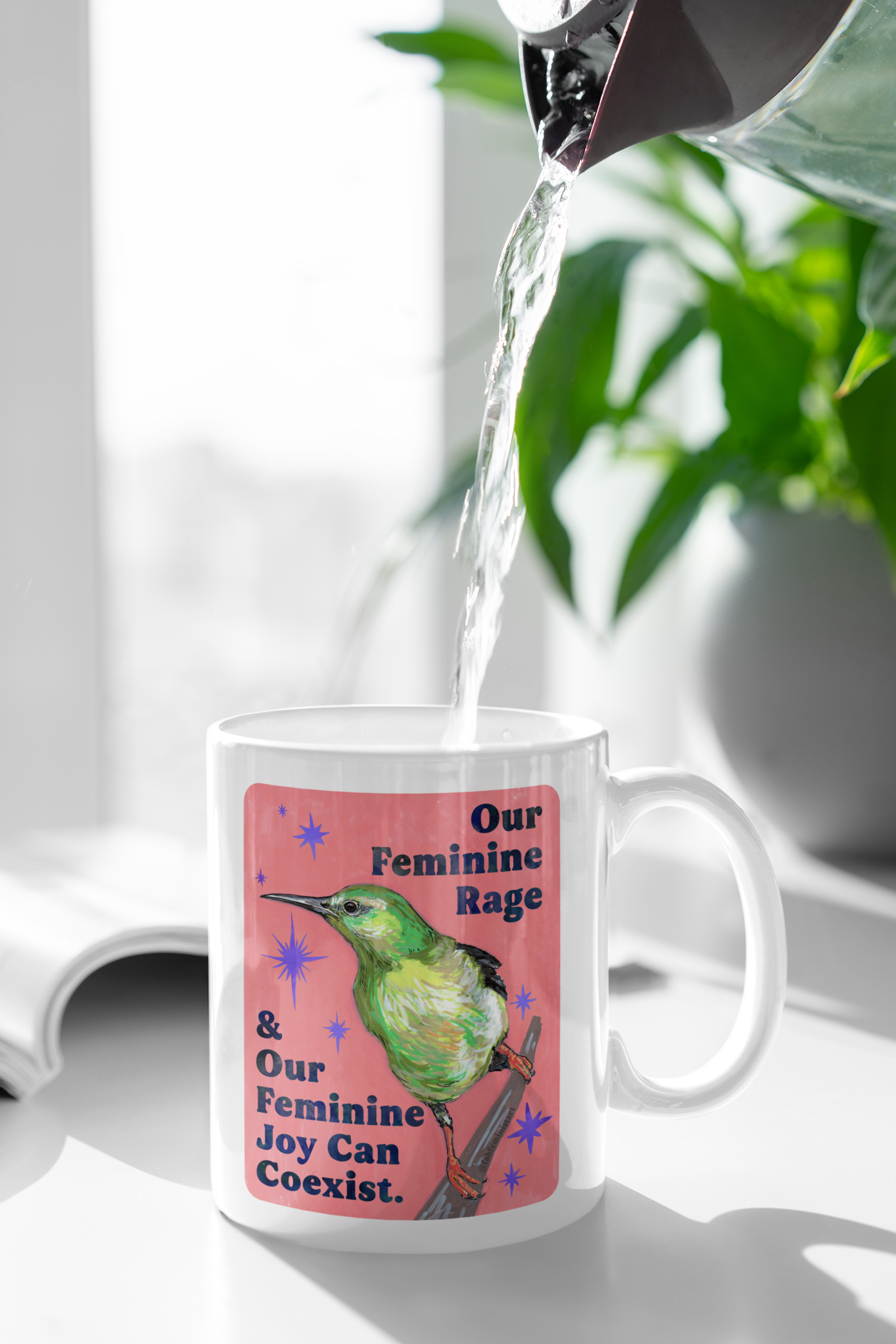 Our Feminine Rage & Our Feminine Joy Can Coexist: feminist mug