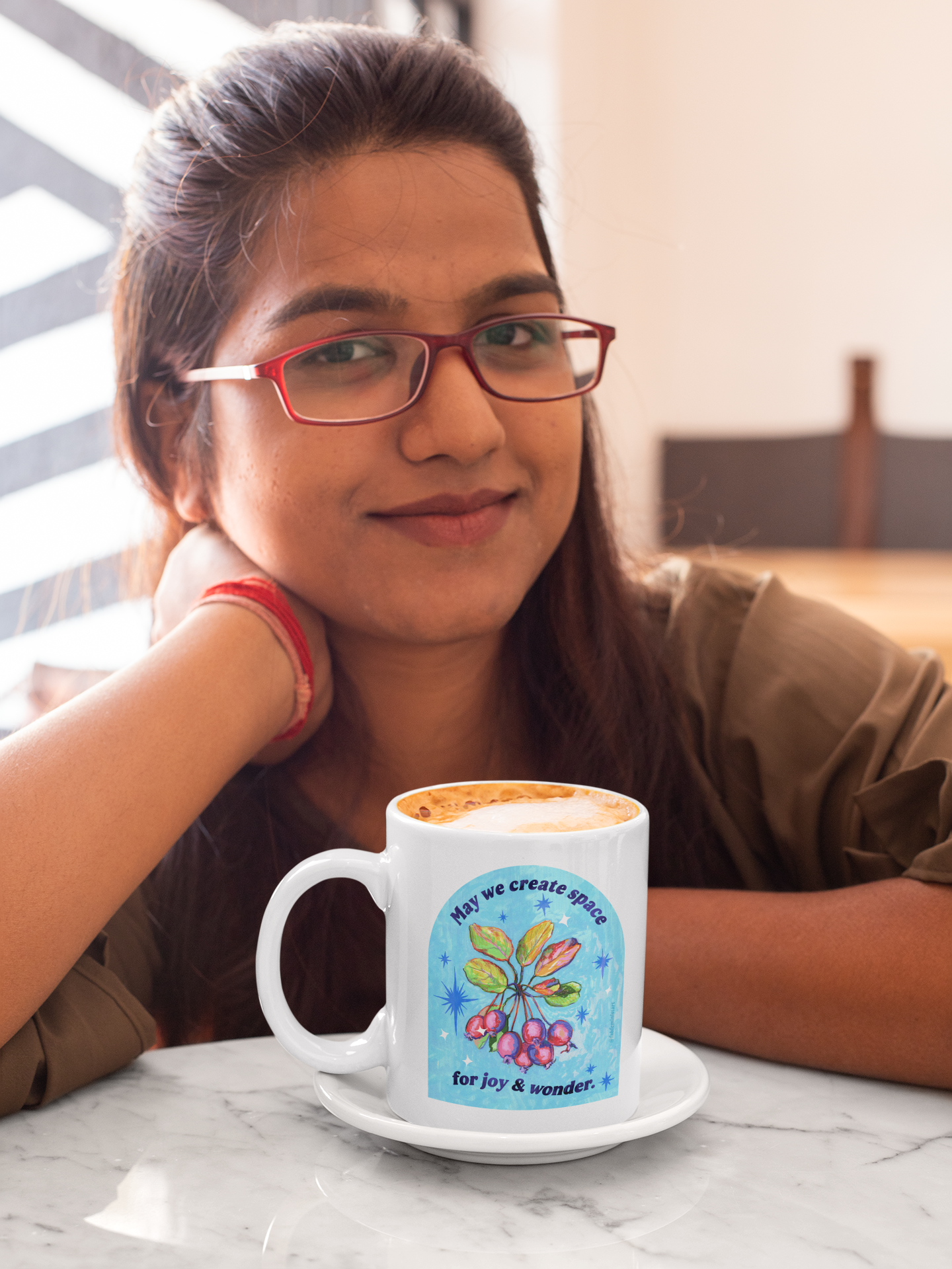 May we create space for joy and wonder: feminist mug
