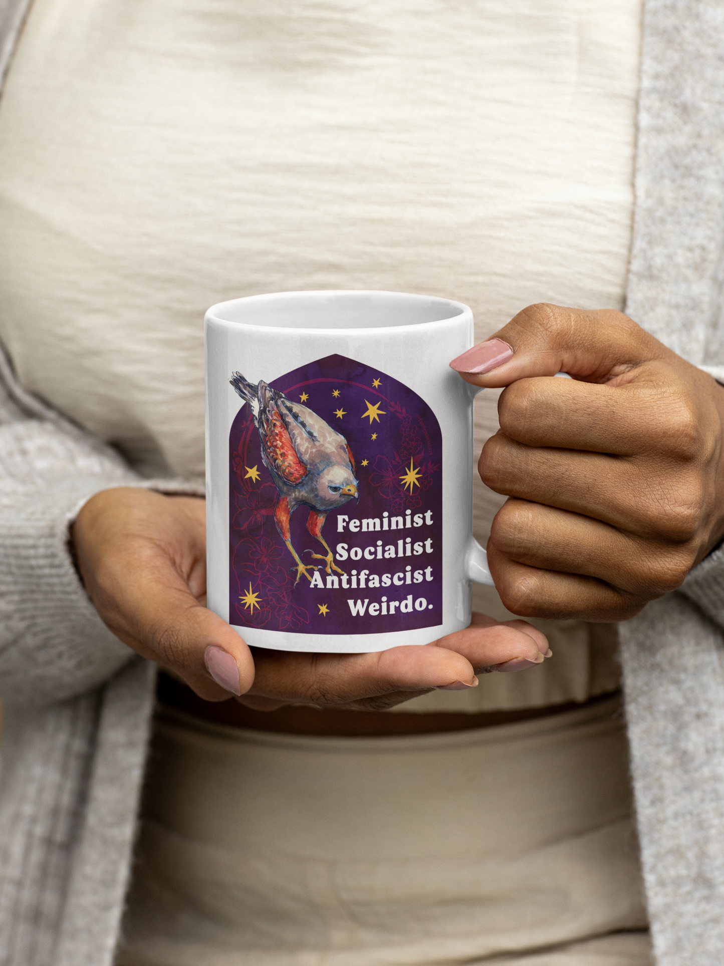 Feminist Socialist Antifascist Weirdo: feminist mug