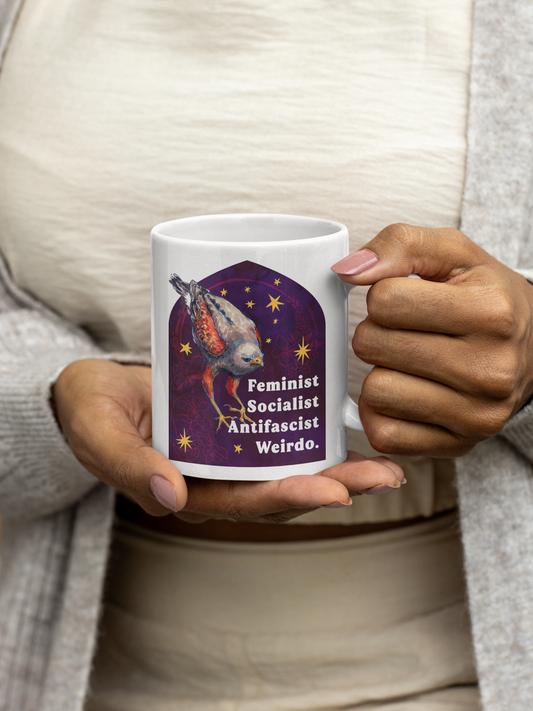 Feminist Socialist Antifascist Weirdo: feminist mug