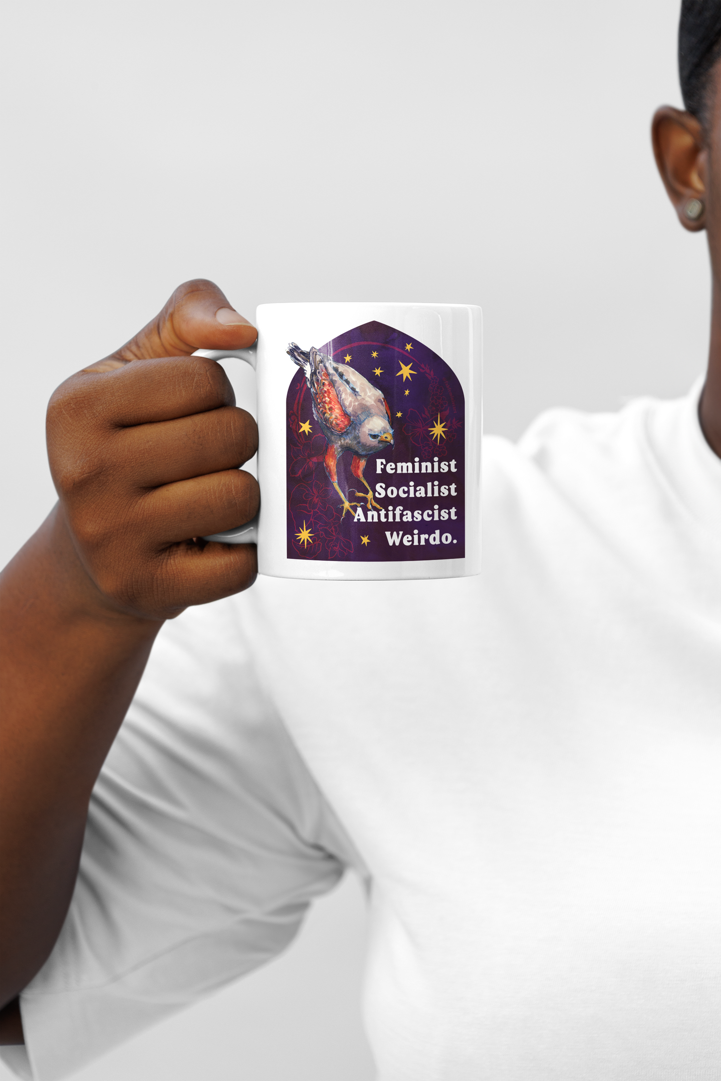 Feminist Socialist Antifascist Weirdo: feminist mug