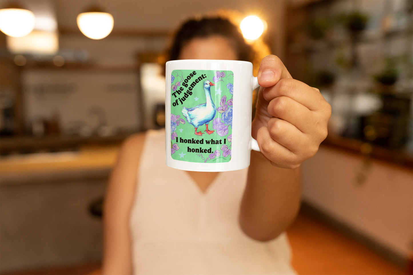 The goose of judgement I Honked What I Honked: feminist mug