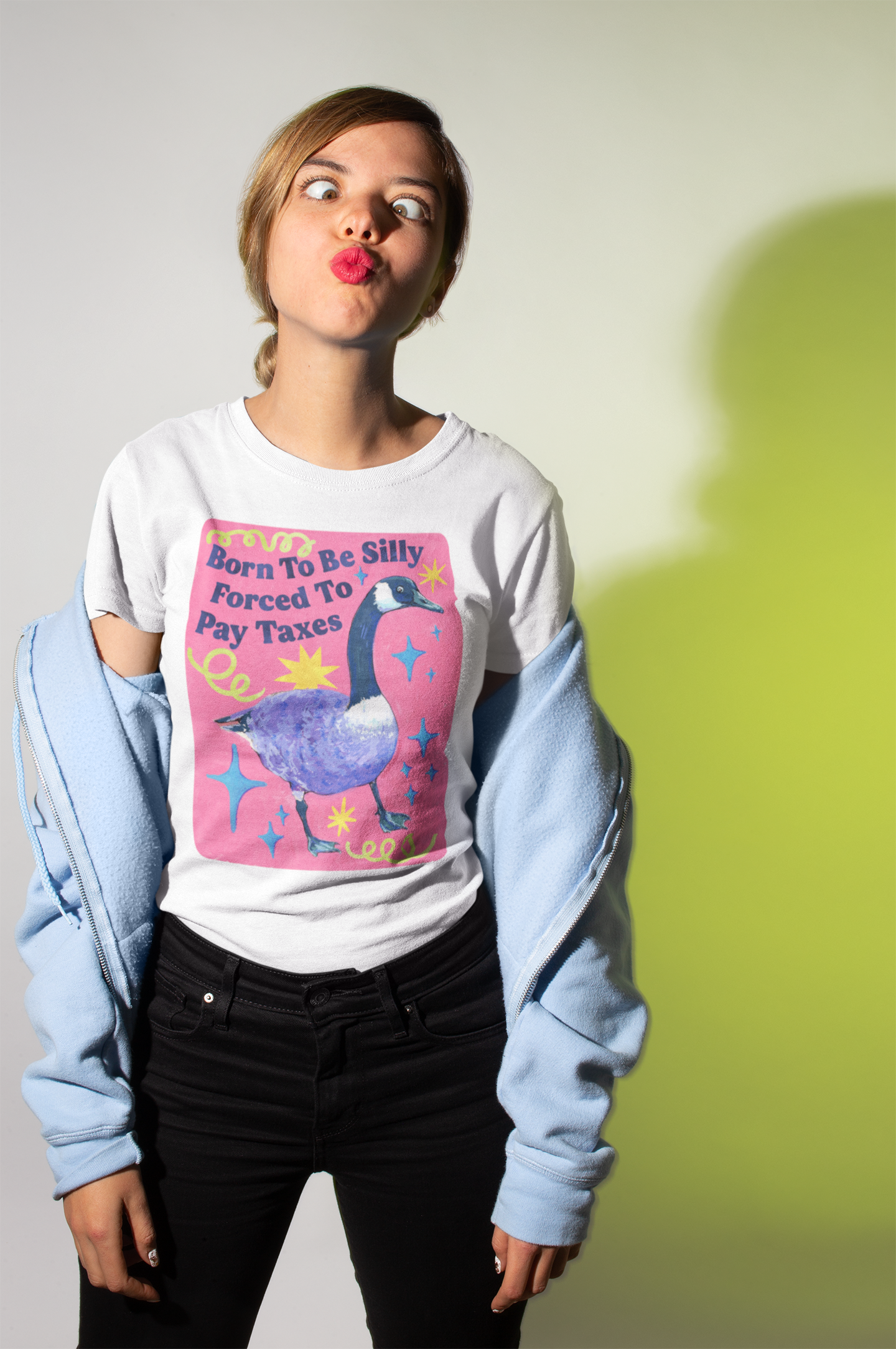 Born To Be Silly, Forced To Pay Taxes: Feminist Shirt