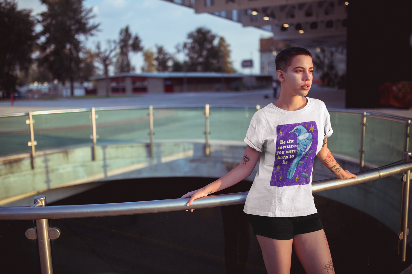 Be the menace you were born to be: feminist shirt