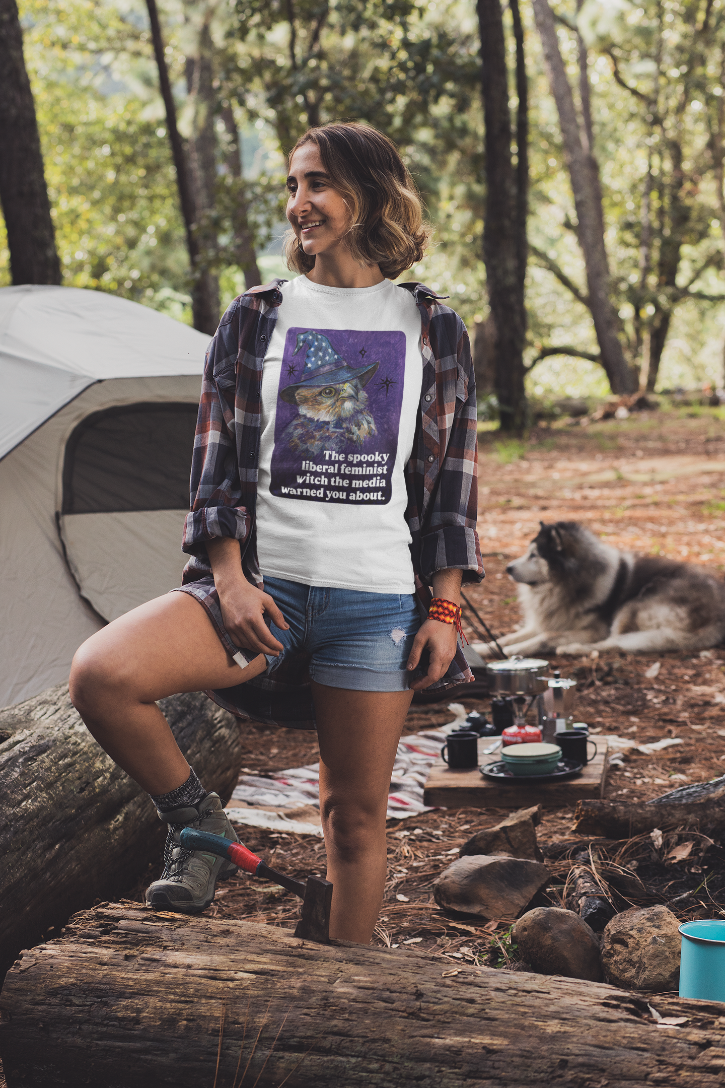 The spooky liberal feminist witch the media warned you about: feminist shirt