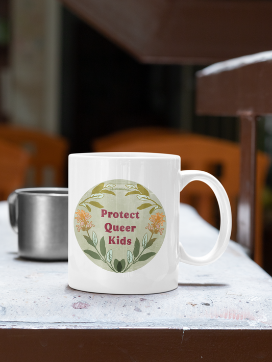 Protect Queer Kids: lgbt pride mug