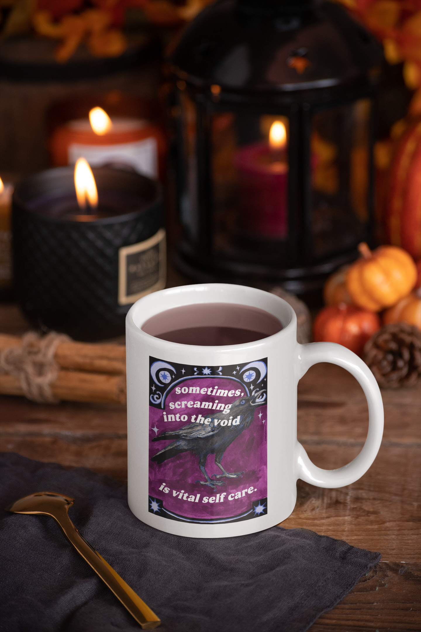 Sometimes Screaming Into The Void Is Vital Self Care: Feminist Mug