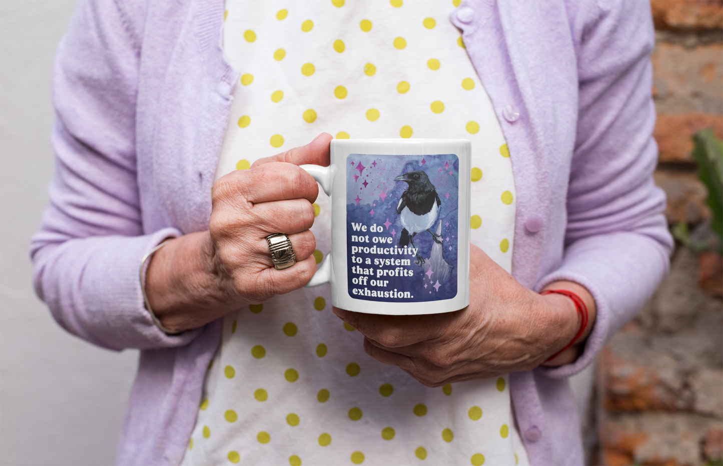 Feminist Mug — We do not owe productivity to a system that profits off our exhaustion