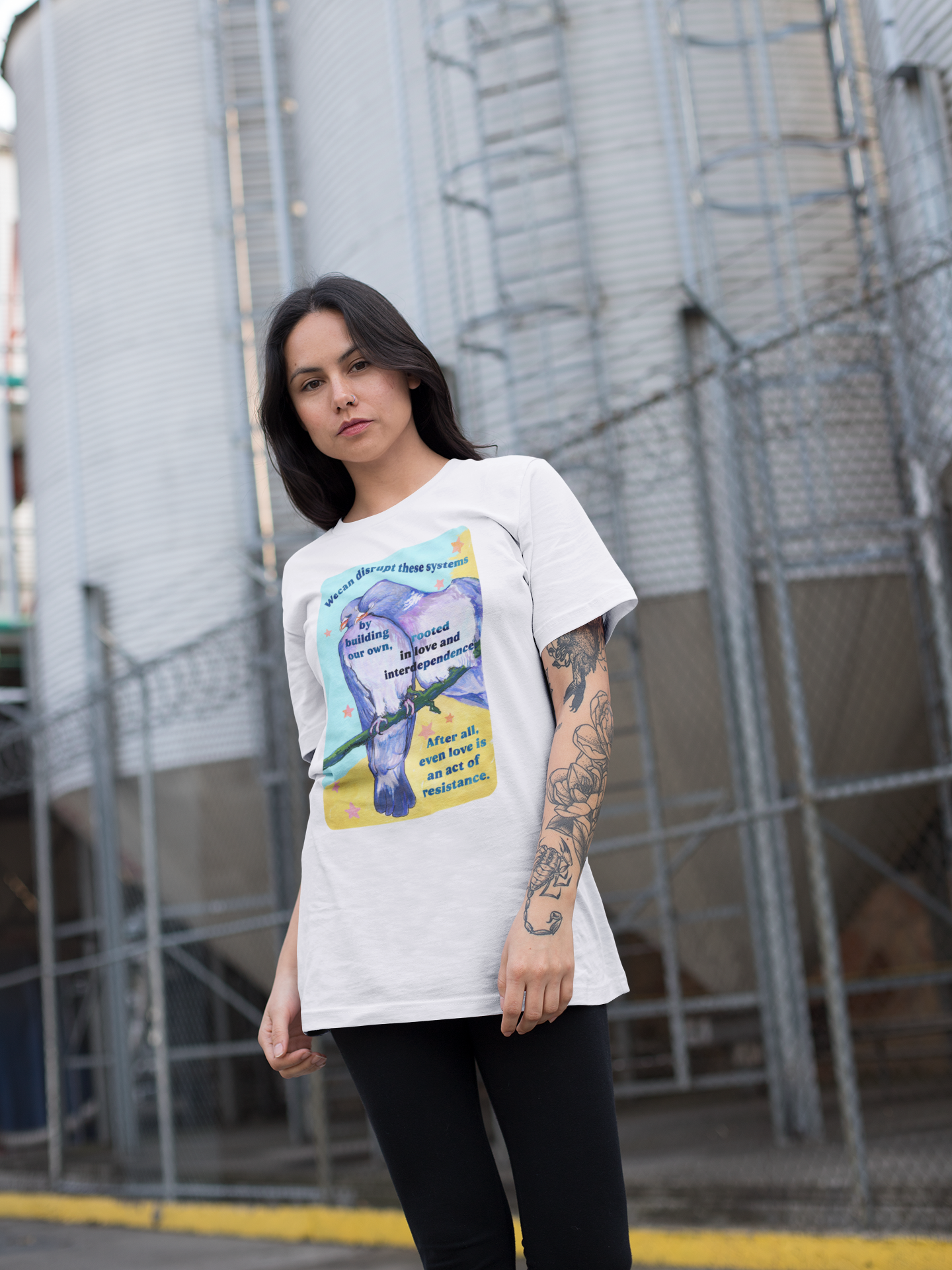 We can disrupt these systems by building our own: feminist shirt