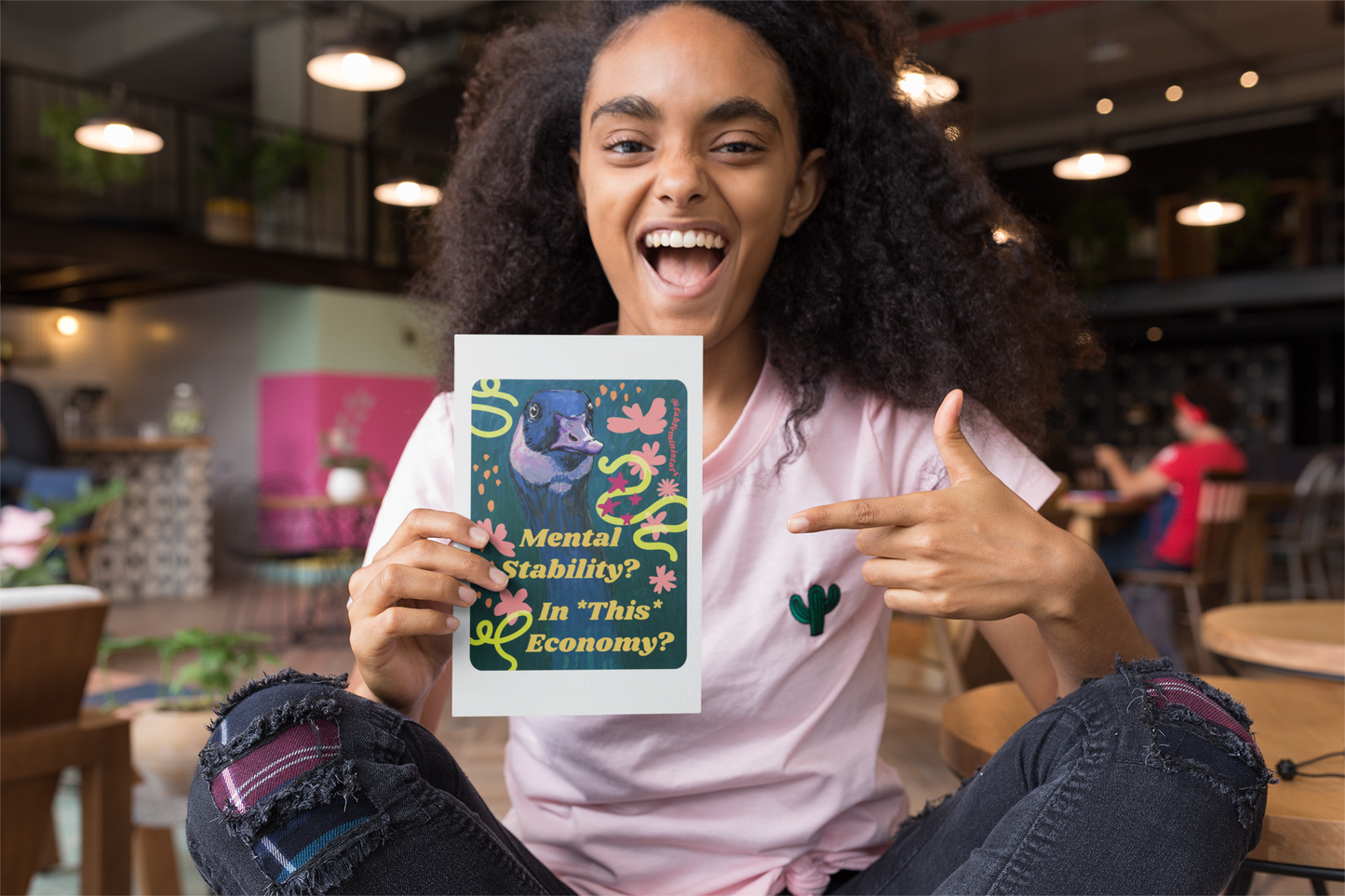 Mental Stability In This Economy: Feminist Art Print