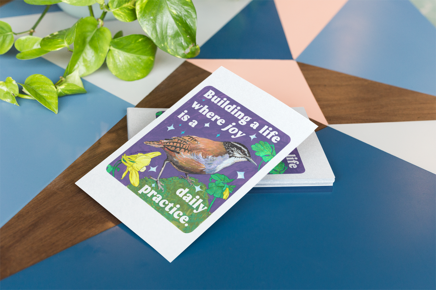 Building a Life Where Joy Is a Daily Practice: Feminist Art Print