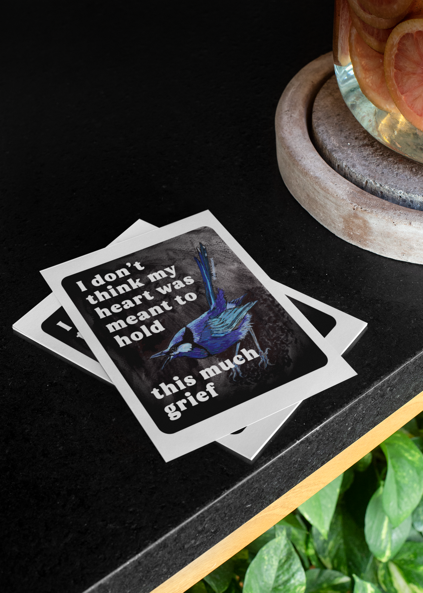 I Don't Think My Heart Was Meant to Hold This Much Grief: feminist art print