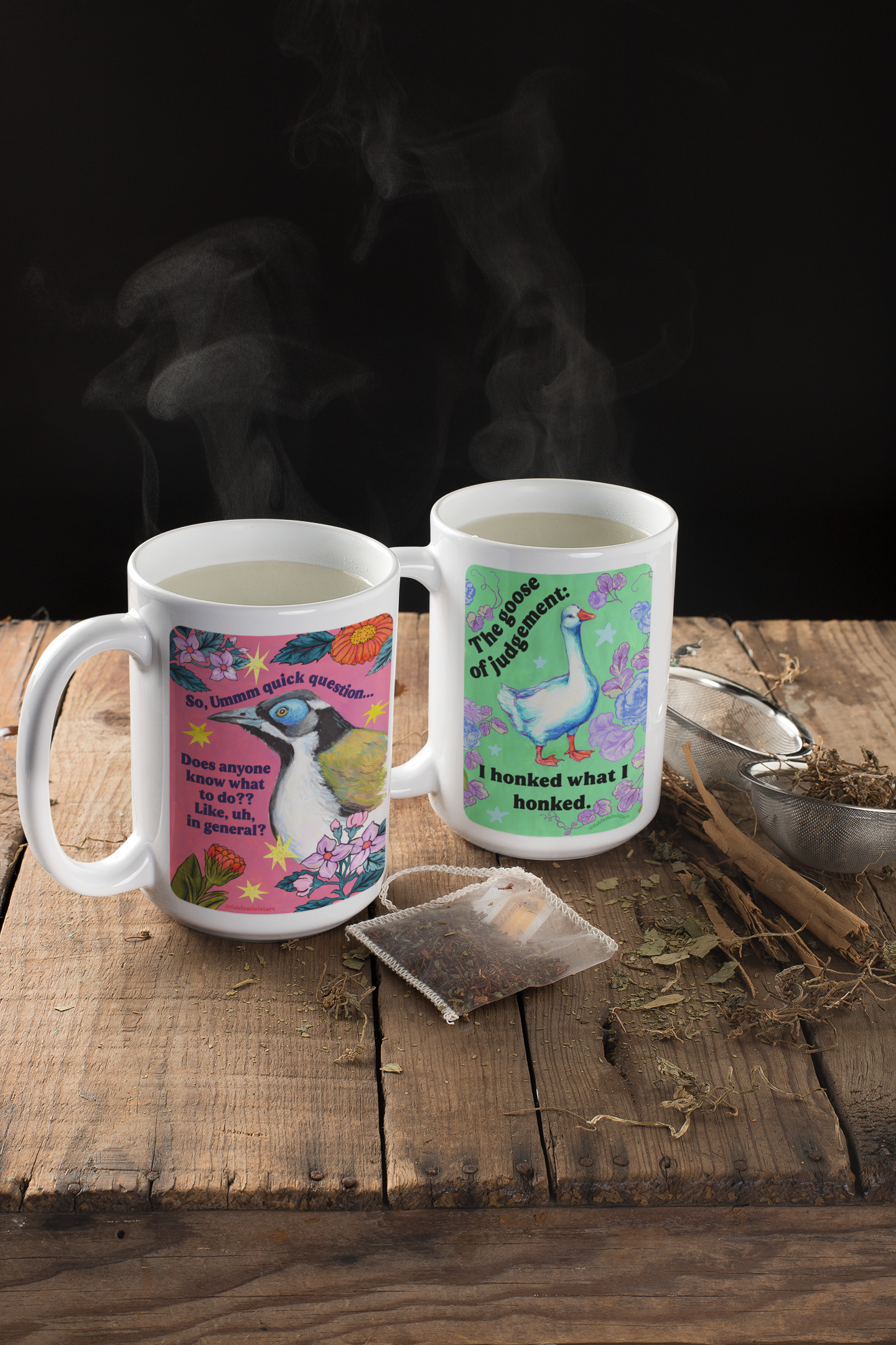 So, Ummm quick question... Does anyone know what do to?? Like, uh, in general: feminist mug