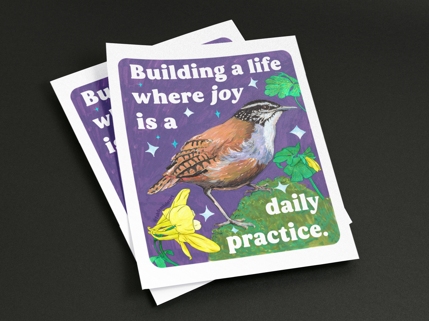 Building a Life Where Joy Is a Daily Practice: Feminist Art Print