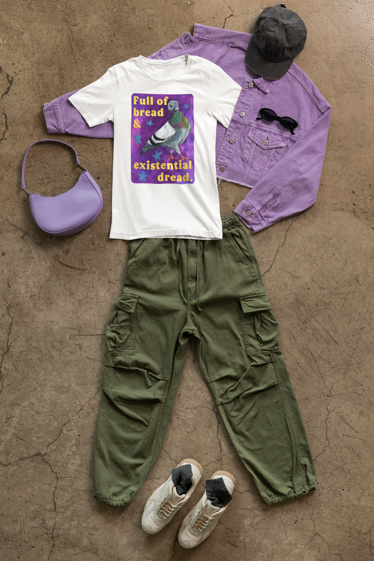 Full of bread & existential dread: feminist shirt