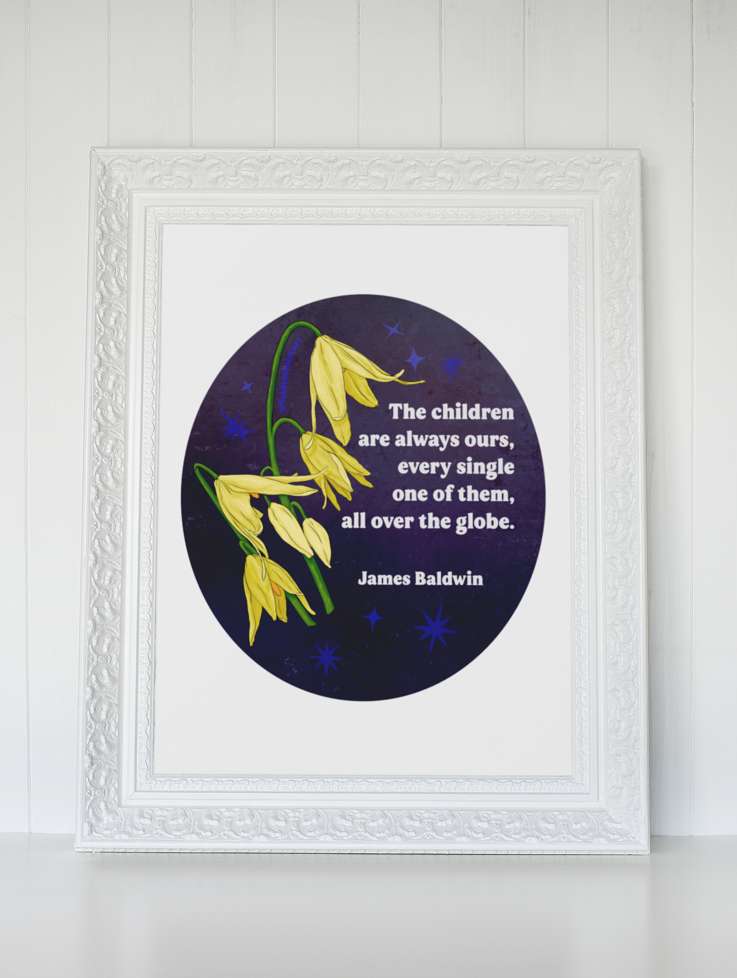 The children are always ours every single one of them all over the globe, James Baldwin: Feminist Print