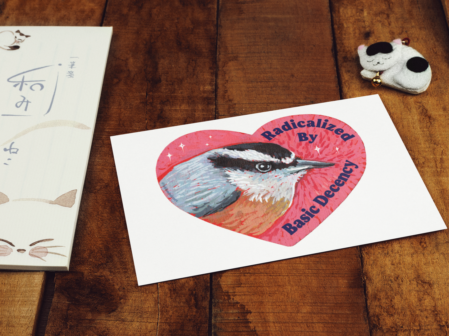 Radicalized by Basic Decency: Heart Bird Poster
