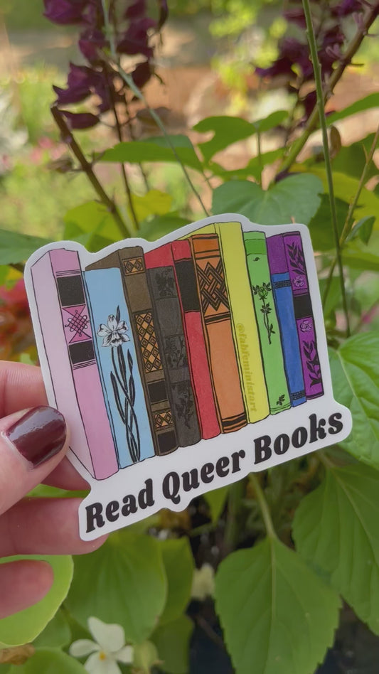 Read Queer Books: LGBTQ Sticker