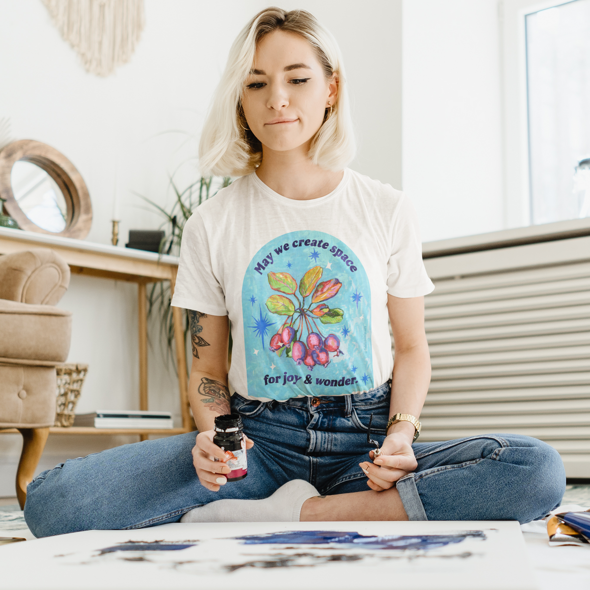 May we create space for joy and wonder: feminist shirt