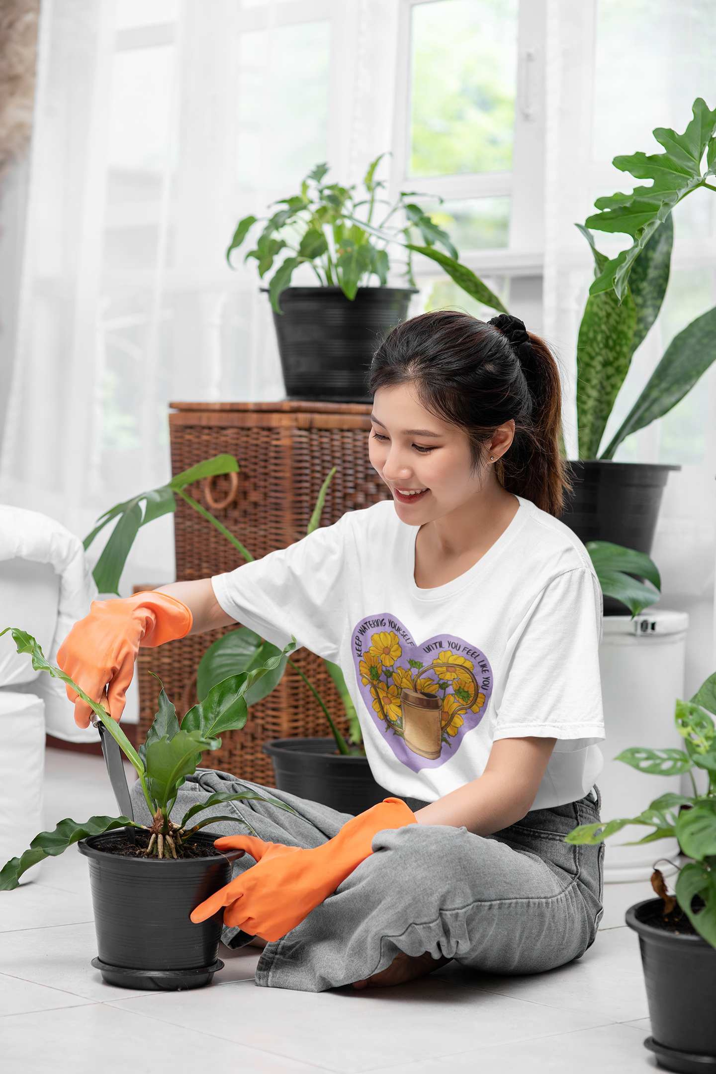 Keep Watering Yourself Until You Feel Like You Again: Mental Health Shirt