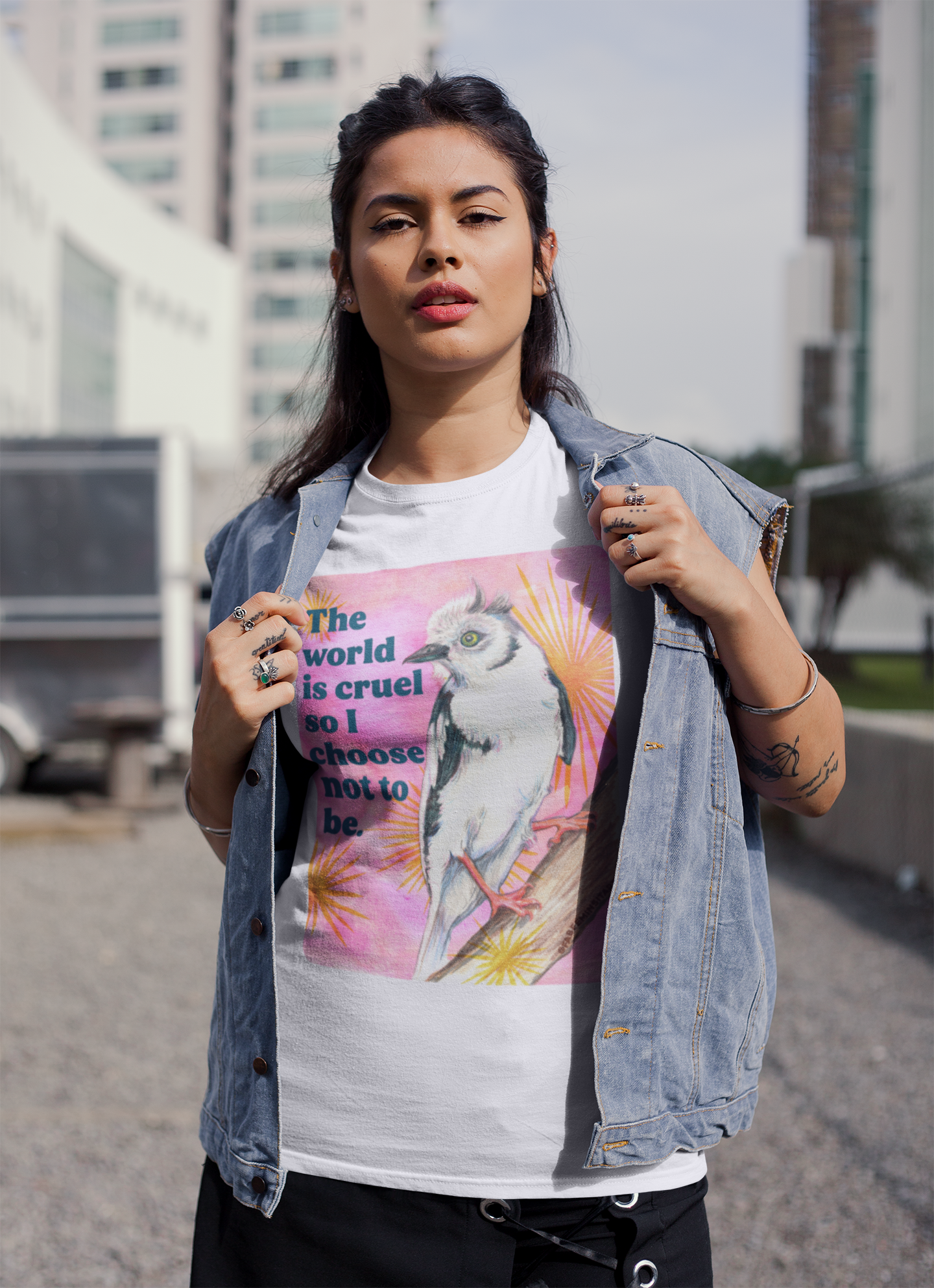 The world is cruel, so I choose not to be: feminist shirt