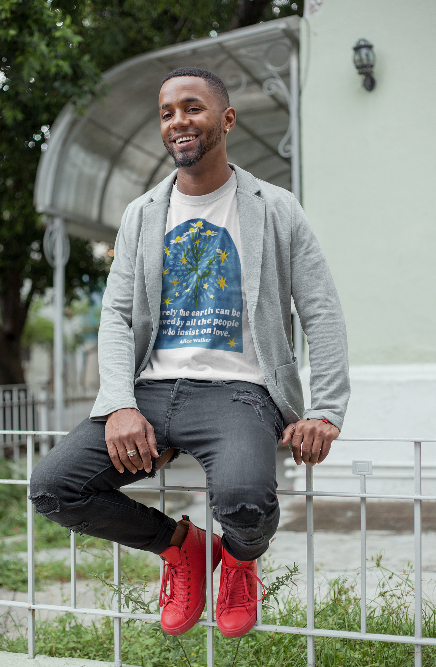 Surely the earth can be saved by all the people who insist on love, Alice Walker: feminist shirt