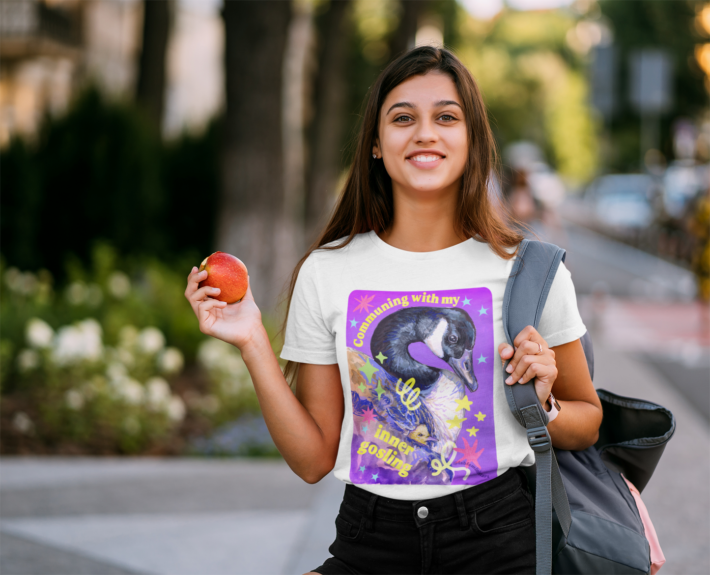 Communing with my inner gosling: feminist shirt