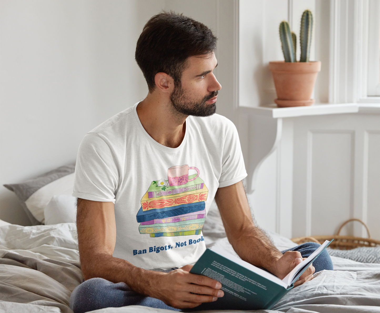 Ban Bigots Not Books: Feminist Shirt