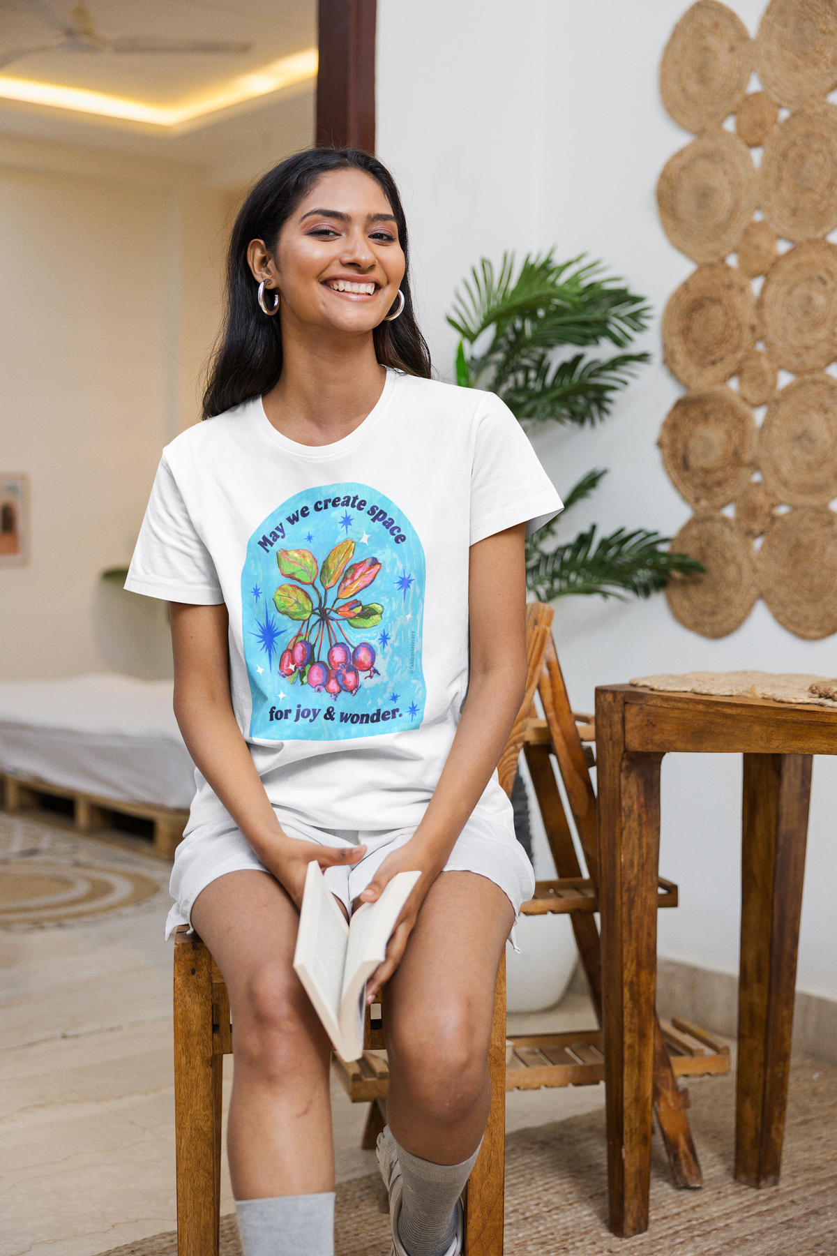 May we create space for joy and wonder: feminist shirt