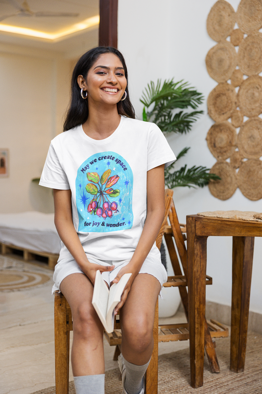May we create space for joy and wonder: feminist shirt