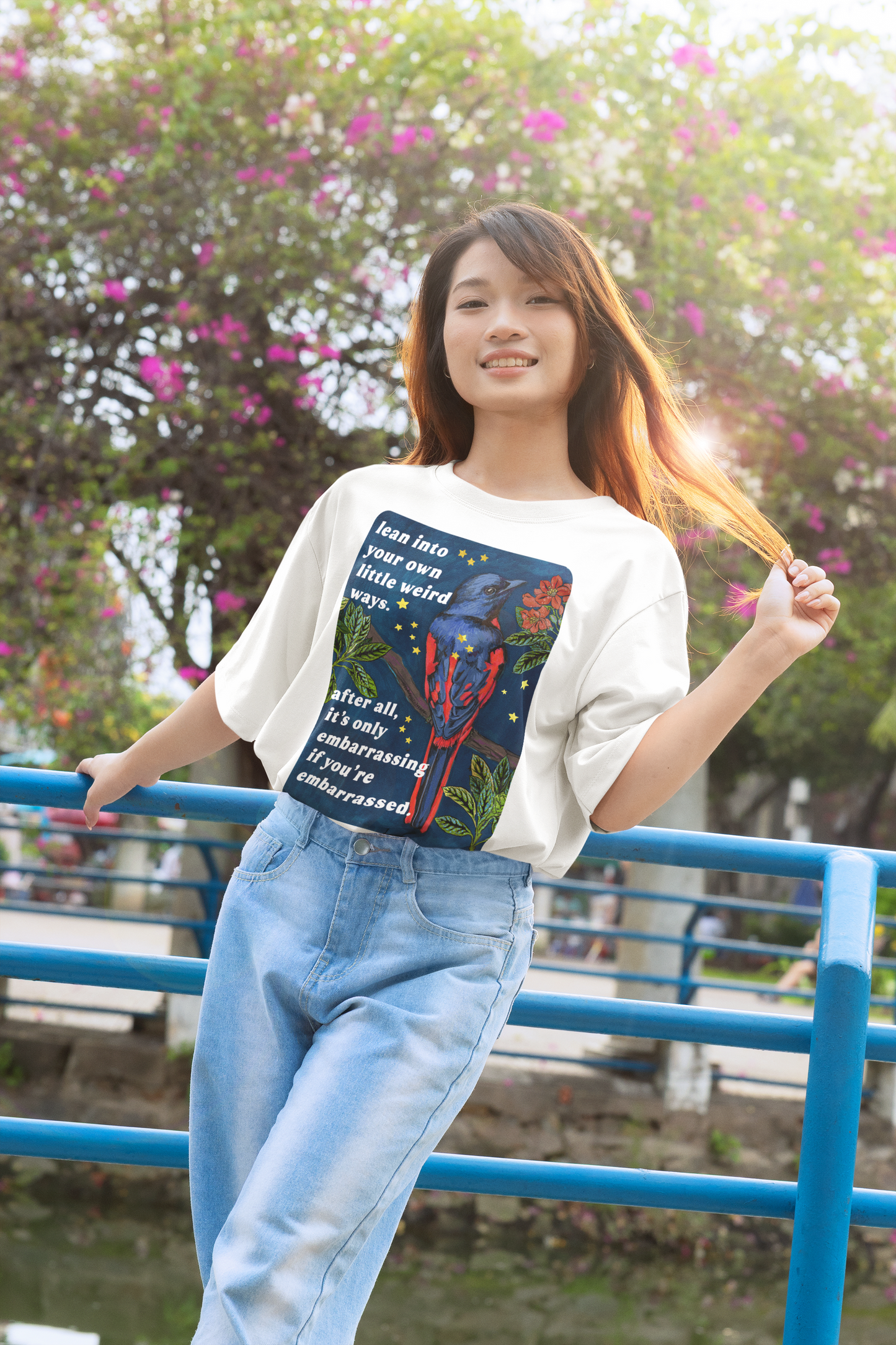 Lean Into Your Own Little Weird Ways: feminist shirt