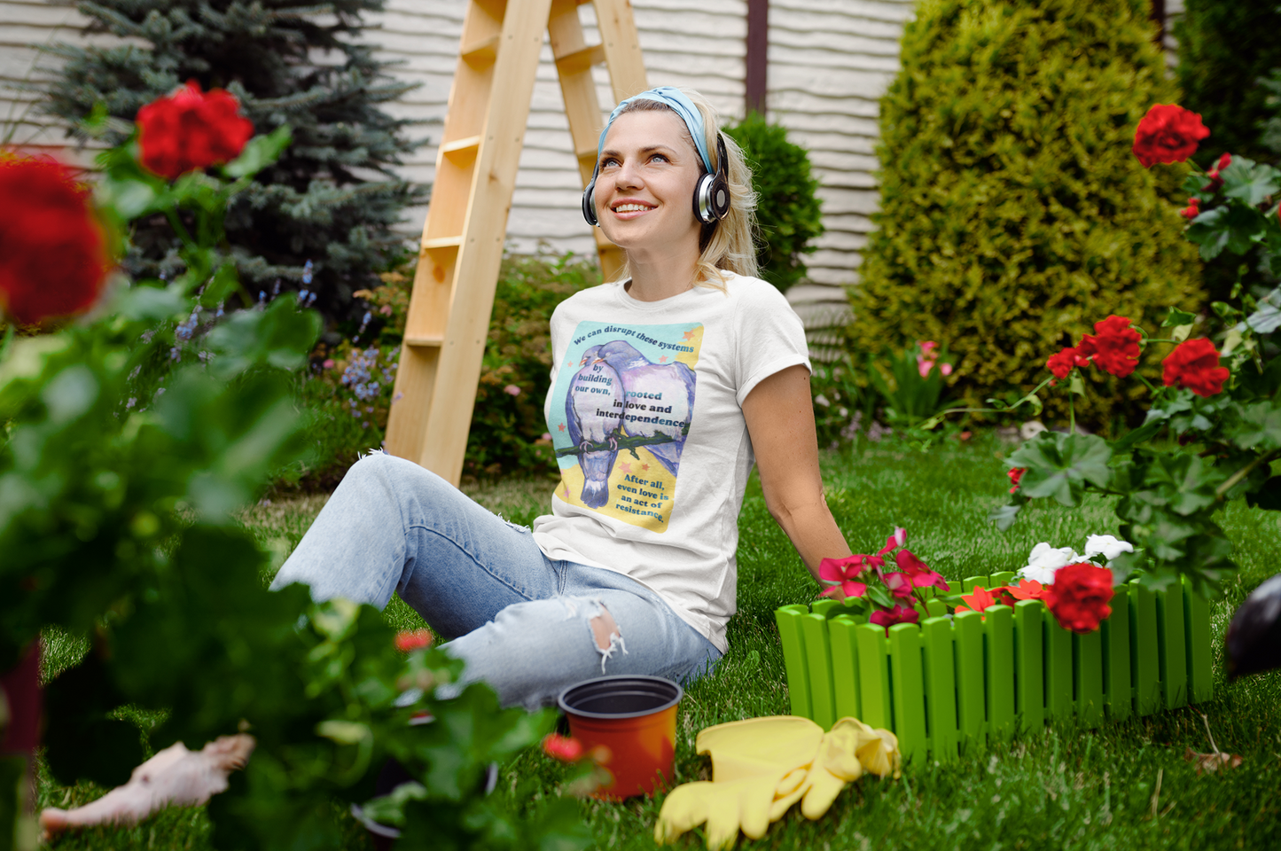 We can disrupt these systems by building our own: feminist shirt