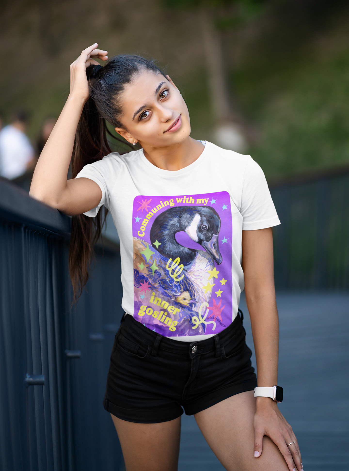 Communing with my inner gosling: feminist shirt