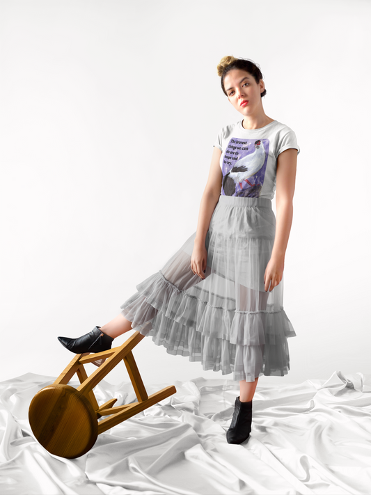 The bravest things we can do are to hope and to try: feminist shirt