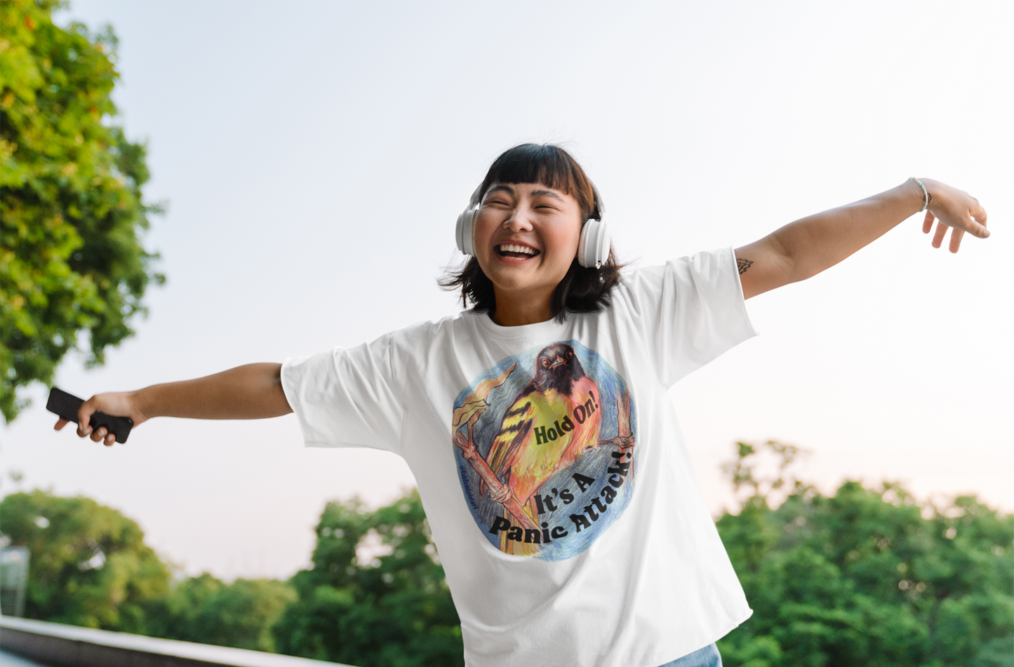 Hold On It's A Panic Attack: Mental Health Shirt